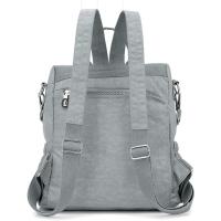 Mochila Mujer Casual Bolso Mochila Antirrobo Impermeable Nylon Mochila Escuela Multifuncional Gran Capacidad Bolso Bandolera Mochila de Viaje, Gris - details 4