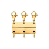 Separador de collares de oro de 18 quilates para capas - details 0