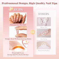 NAILWIND-Juego de manicura para extensión de uñas, herramienta de Arte de uñas postizas a presión, pegamento para uñas de cubierta semicompleta, puntas acrílicas - details 32