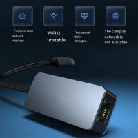 2500Mbps Ethernet a RJ45 2,5G USB 3,0 convertidor adaptador con cable de Red LAN Hub para PC portátil-Tipo C - details 0