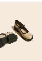 Nuevo Four Seasons Commuter francés boca ligera plataforma tacón zapatos de las mujeres británico pequeño zapatos de cuero - details 28