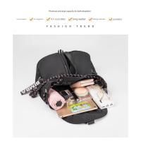 Nueva Mochila de Material de Nailon Para Mujer, Mochila Informal de gran capacidad a la moda, Mochila Escolar Japonesa impermeable con Cordón - details 6