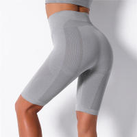Pantalones cortos de entrenamiento para mujer, cinco puntos para fitness, ropa de gimnasio, pantalones cortos de yoga sin costuras - details 7