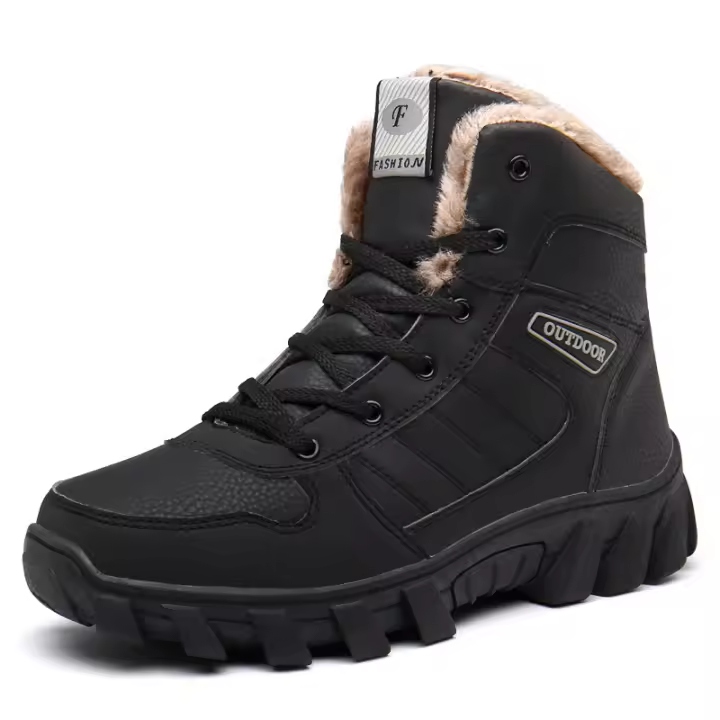 Con pareja antideslizante botas de nieve zapatos de senderismo térmicos de terciopelo de invierno - 1