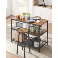 Cocina con encimera Grande, Estructura de Acero Estable, 120 x 60 x 90 cm, Estante de Cocina Industrial, - details 3