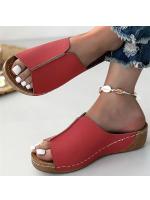 Sandalias de Verano Deslizables para Mujer Zapatillas de Pisa Casuales con Tacón de Cuña para Caminatas y Fiestas - details 24