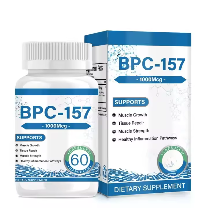 BPC-157 Cápsulas Vegetarianas Apoyo Muscular y Ejercicio Recuperación BPC157 Cápsulas - 1