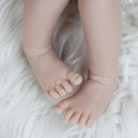 BZDOLL-Kit de bebé Reborn en blanco, Aleyna con cuerpo, Vinilo Suave sin pintar, pieza de muñeca sin terminar, brazo completo, pierna, 20 pulgadas - details 6