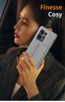Funda de teléfono de pulsera Vertical de lujo para OPPO Find N2, con soporte integrado y película frontal de vidrio - details 7