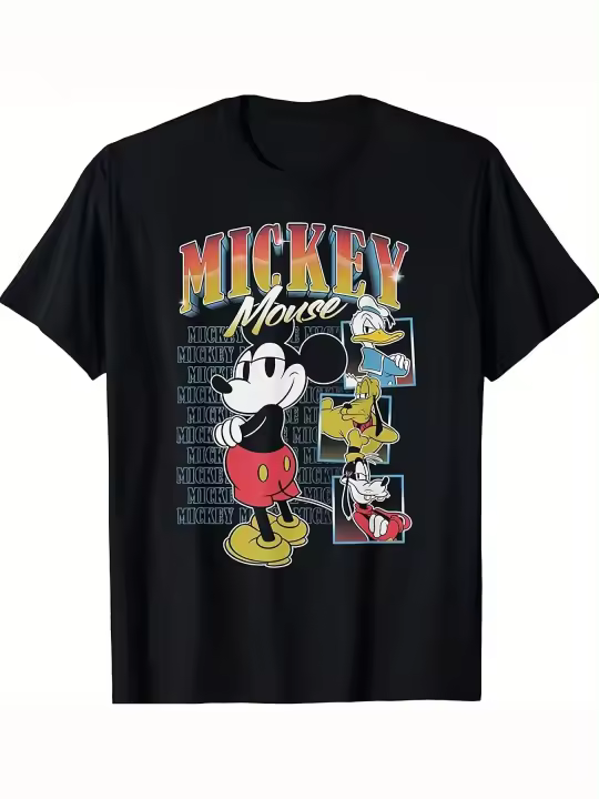 CAMISETA Mickey Classic Group Rewind Poster Camiseta - 1