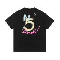 Camisetas Casuales de Verano para Hombres Algodón Puro, Cuello Redondo, Mangas Cortas, Novedad con Estampados de Logotipo - details 12