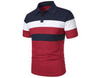 Polo de golf a rayas para hombre, camiseta de manga corta con solapa, ropa deportiva transpirable, camisetas de verano - details 20