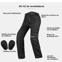 Pantalón moto hombre 4 estaciones resistente viento trail rally juvenil Deportes - details 1