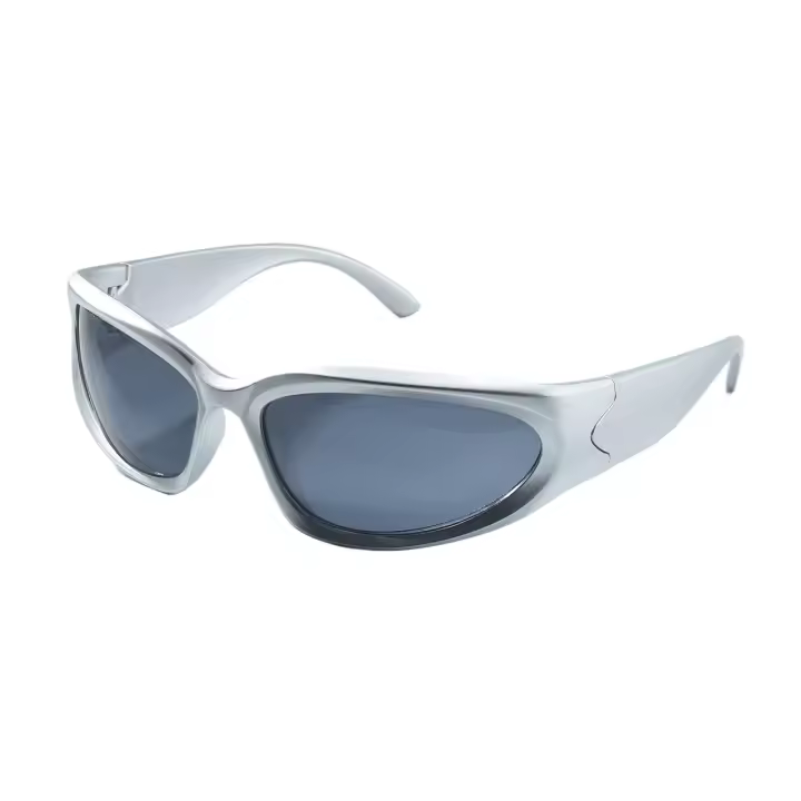 Gafas de montura irregular de estilo Y2K, perfectas para conciertos, fiestas y regalos. - 1