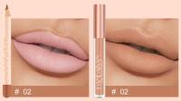 Lápiz Delineador de labios mate, taza antiadherente de larga duración, no se decolora, resistente al agua, terciopelo pigmentado, Kit de brillo de labios, Cosméticos de belleza, maquillaje Gif - details 6