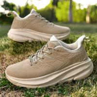 Zapatillas de Correr Antideslizantes de Cuero Nubuck Calzado Deportivo Casual para Hombres - details 2