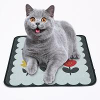 Almohadilla de hielo portátil para mascotas con forma cuadrada, almohadilla de cama transpirable para mascotas con dibujos animados, estera refrescante para perros, Primavera/Verano - details 0