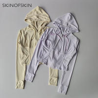 Sudadera Deportiva con Capucha de Cierre de Cremallera Estilo Corto, Ajuste Delgado, Secado Rápido, Para Mujeres al Aire Libre, Yoga, Fitness Top de Fitness de Manga Larga, Otoño - details 3
