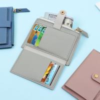 Bolso de cuero PU de Color liso para mujer, cartera pequeña, Mini monedero, tarjetero - details 5