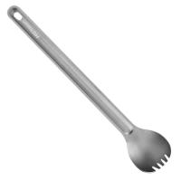 Spork - Vajilla de titanio para exteriores con mango largo, equipo de mochila, picnic, camping - details 11