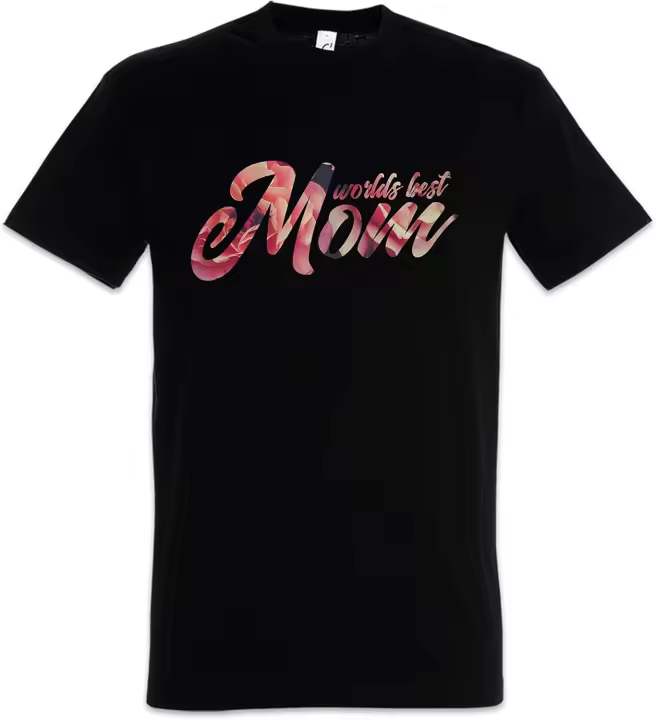 Nueva moda, la mejor camiseta del mundo para mamá y hombre, camisetas 100% de algodón, camiseta Unisex, camisas de manga corta - 1