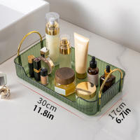 Elegante caja de almacenamiento de maquillaje para baño, inodoro y tocador. - details 1