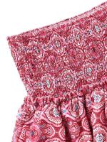 Ral plisado corto para mujer, falda Vintage de cintura alta con volantes, vestido bohemio de vacaciones para mujer - details 3