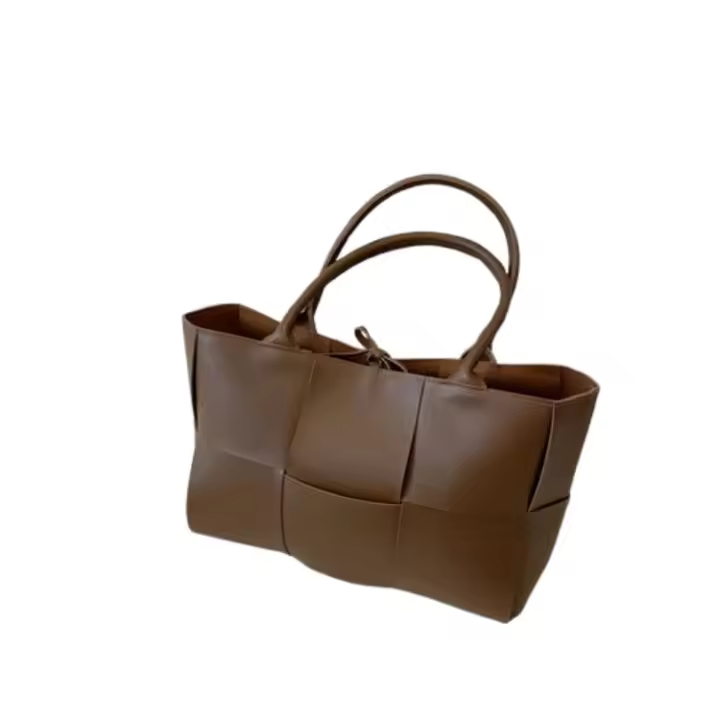 Bolso de mano grande todo en uno, bandolera trenzada de gran capacidad para axila, a la moda, novedad de otoño, 2025 - 1