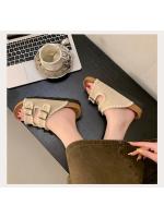 Chanclas de plataforma con suela gruesa para mujer, ropa de exterior de verano 2025, nuevas sandalias de playa para mujer - details 6