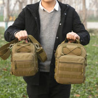Bolsa táctica pequeña para viajes, pesca, senderismo, caza, deportes al aire libre, bandolera de pecho, bolsa militar del ejército - details 0