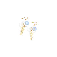 Colgantes de hojas de árbol de latón de Color dorado de 18K, accesorios para collar y pendientes, joyería Diy de alta calidad - details 22
