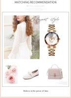 Reloj de Pulsera de Acero Inoxidable para Mujer Ocean Star Cristal de Gradiente Diamante Acolchado - details 10