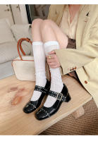 Nuevos Zapatos Mary Jane de Diseño Francés Pisa Gruesa, Hebilla de Una Palabra, Zapatos Individuales para Mujeres - details 17