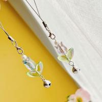 Y2K-abalorio de tulipán con flores estéticas para teléfono, colgante con cuentas, cordones para teléfono móvil, cadenas acrílicas Kawaii para teléfono, regalo de joyería - details 2