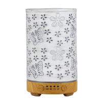 Humidificador de Aire Ultrasonico con Patrón de Mariposa 100ml Lámpara de Aromaterapia Cambio de Color 7 Colores Luz Nocturna Humidificador de Habitación Litros Normales Productos Peligrosos - details 4