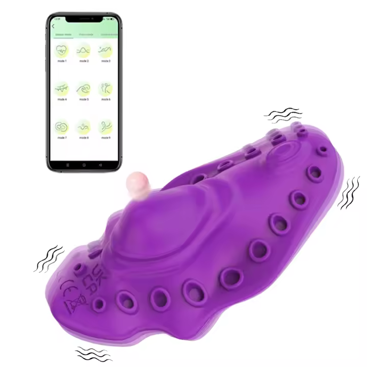 Ropa interior con control remoto por aplicación, invisible, con vibrador de huevo para sexo, estimulación del clítoris, masaje vibratorio, masturbador, juguetes sexuales para adultos. - 1