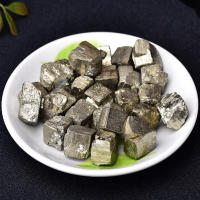 Pirita cúbica Natural de alta densidad, pirita, Mineral Irregular en bruto, adornos para muestras de enseñanza, 1 unidad - details 2