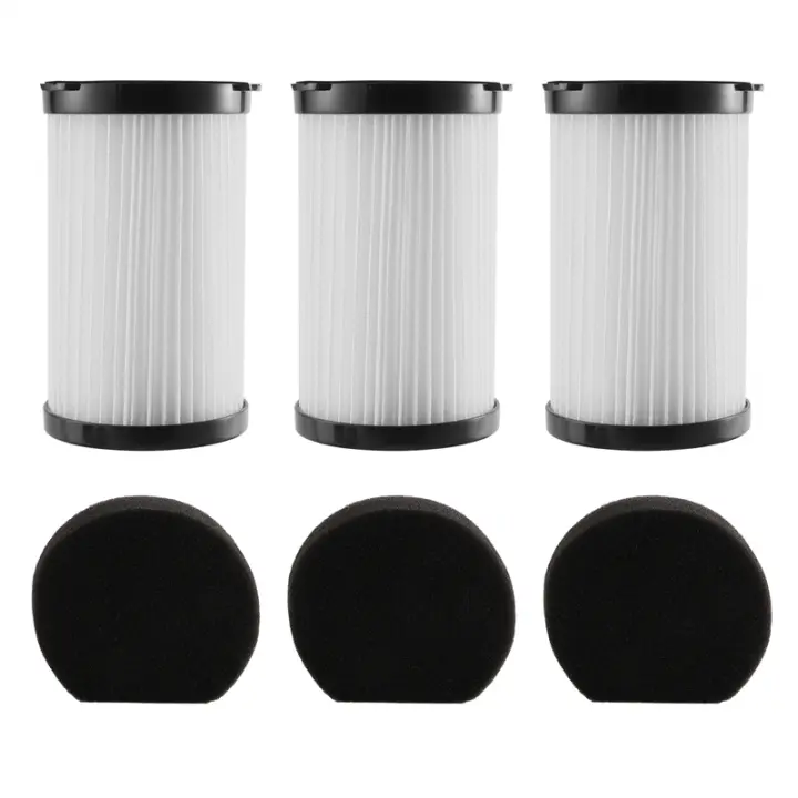 Filtro Hepa de 3 piezas para aspiradora, elementos Hepa con cable para MooSoo D600 D601 Cecotec Thunderbrush 520 - 1