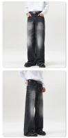Jeans Baggy de Moda Vintage de Otoño Pantalones de Denim de Alta Calle de Corea para Hombres - details 12