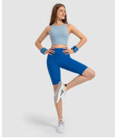 Sujetador Deportivo de Alta Cintura SHINBENE con Cojín para Mujeres Estilo Chaleco Inalámbrico para Gimnasio y Entrenamiento Tipo Tank Top con Sujetador Incorporado - details 4