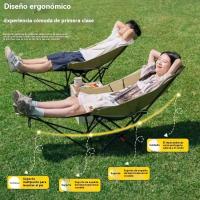 Silla de Camping Portátil Reclinable al Aire Libre Plegable para Playa y Oficina - details 0
