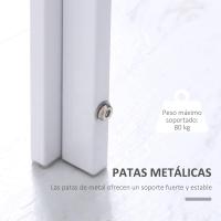 Mesa de Comedor de Cristal Mesa Rectangular para 4-6 Personas con Patas de Metal Multifuncional para Cocina Salón 120x60x75 cm Negro - details 13