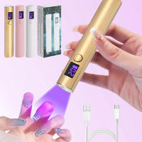 Secador UV LED Portátil Cureado Rápido de Esmalte Gel Lámpara de Manicura Recargable - details 0