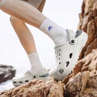 Estilo de pareja Hombres y mujeres Verano Suela gruesa Antideslizante Ropa exterior Sandalias al aire libre Baotou Zapatos de playa Sandalias y zapatillas para vadear - details 11