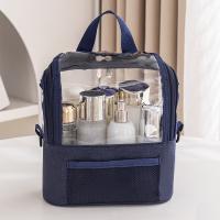 Bolsa de hombro para brochas de maquillaje profesional, contenedor de cosméticos de tela Oxford ligera, bolsa de almacenamiento de cosméticos transparente impermeable - details 18