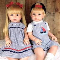 Accesorios de bebé Reborn de 26 pulgadas, Kit de bricolaje en blanco de 65 CM, princesa para niños pequeños, Color fresco, tacto suave, pieza de muñeca sin terminar sin pintar - details 0