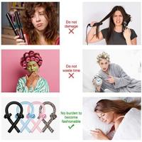 Rizador De Pelo Sin Calor, Varilla Para Rizar De Gel, Rulos Flexibles Ondas Sin Calor, rizadores De Pelo Sin Calor (Rosa) - details 5