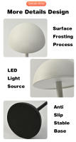 Lámpara de Mesita LED Recargable Ideal para Dormitorio Iluminación y Decoración Novedosa - details 1