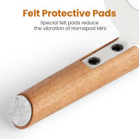 Homepod-Mini trípode de madera con marco de Metal, soporte para altavoz, accesorios para el hogar - details 4