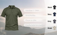 MAGCOMSEN-Polo de secado rápido para hombre, camisa de Golf de manga corta, para rendimiento - details 0